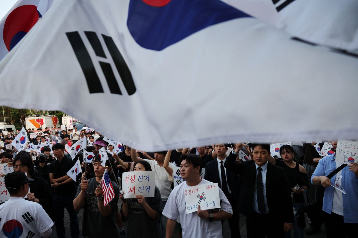 South Korea's President Lee Calls for Election Protest Restraint While Rejecting Rigging Allegations