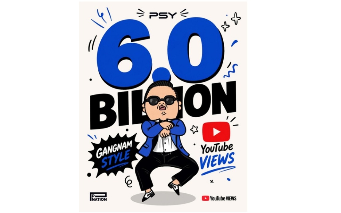 Psy's 'Gangnam Style' Becomes First K-pop Video to Reach 6 Billion YouTube Views