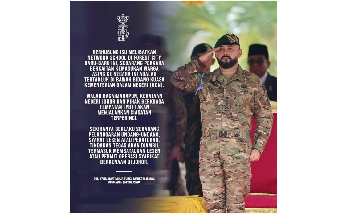 Johor Takes Firm Stance on Network School Violations, Threatens License Revocation