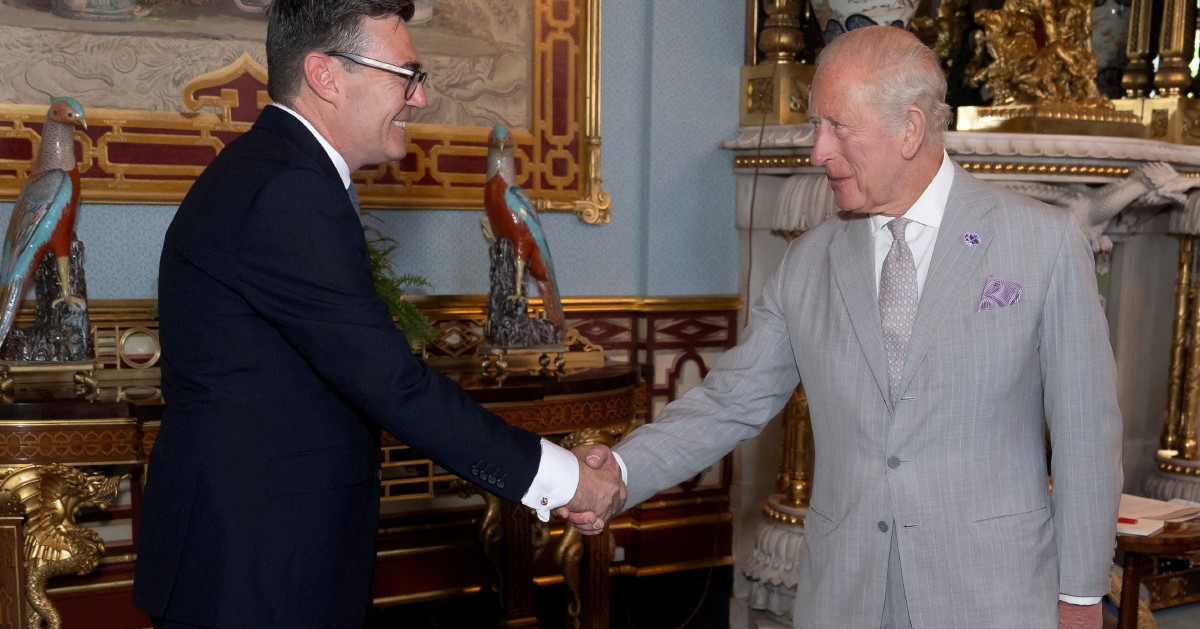 Andy Burnham Becomes Britain's New Prime Minister Following Palace Meeting with King Charles III