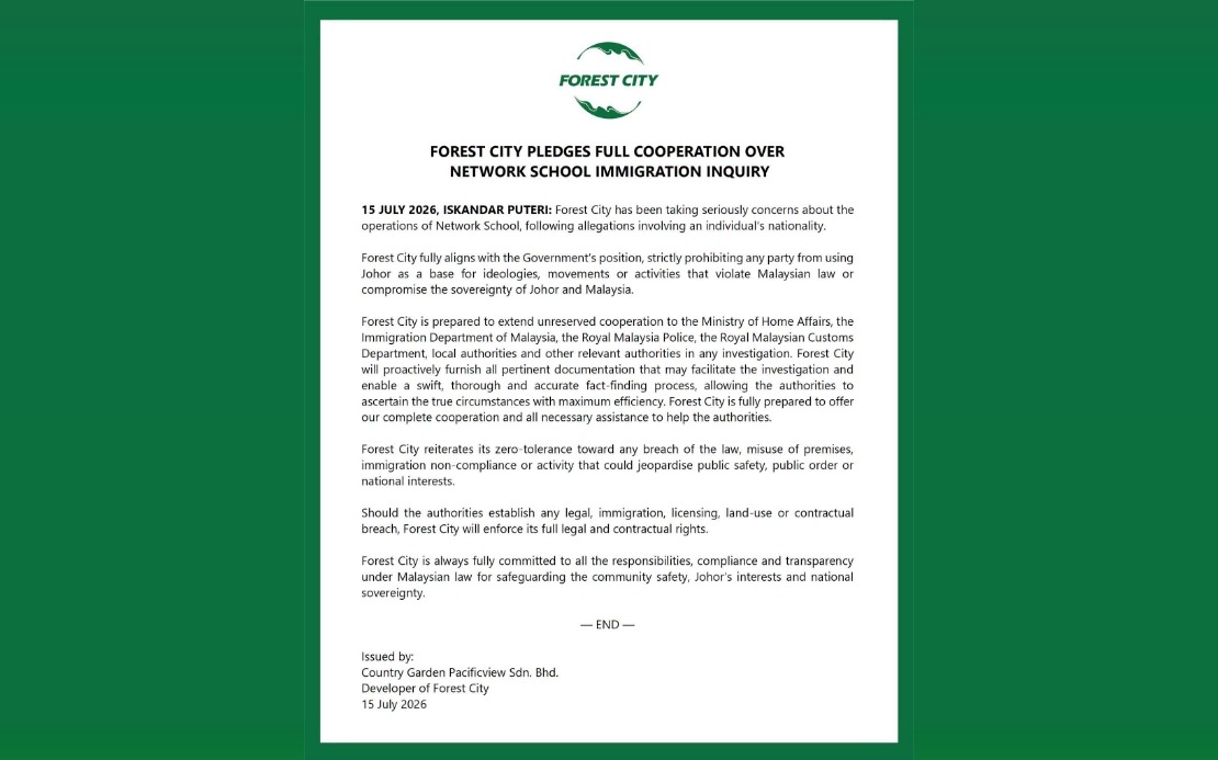 Forest City Developer Pledges Full Cooperation in Network School Probe