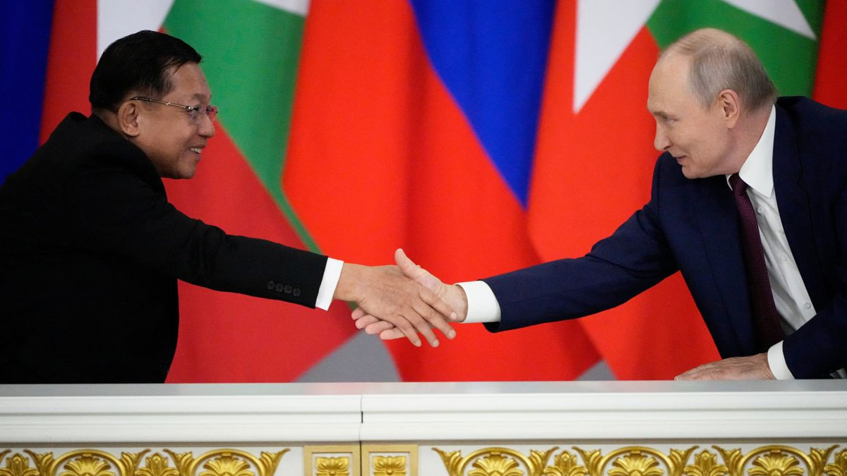 Putin Deepens Russia's Strategic Partnership with Myanmar's Military Leader