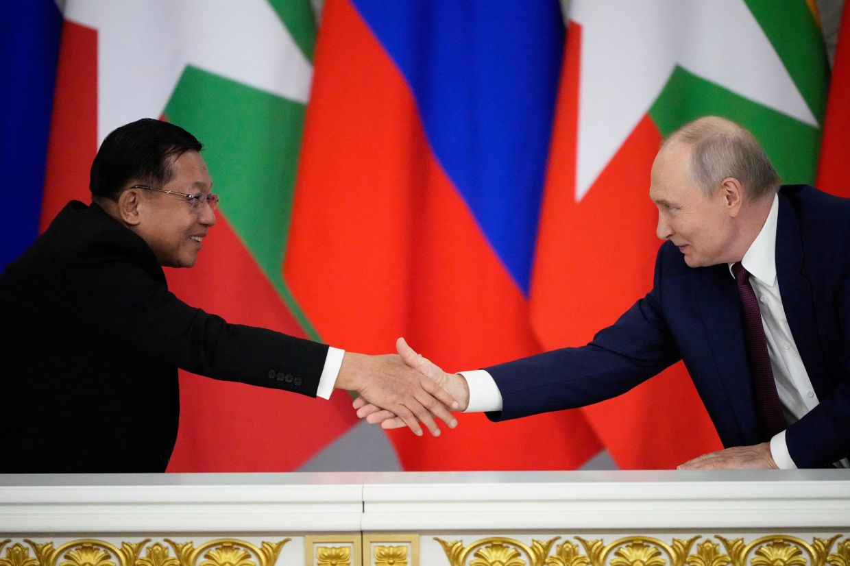 Putin Deepens Russia's Strategic Partnership with Myanmar's Military Leader