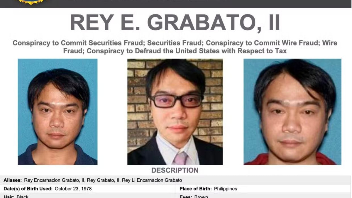 Philippine Mayor's Son Added to FBI Most Wanted List for US$650M Investment Fraud