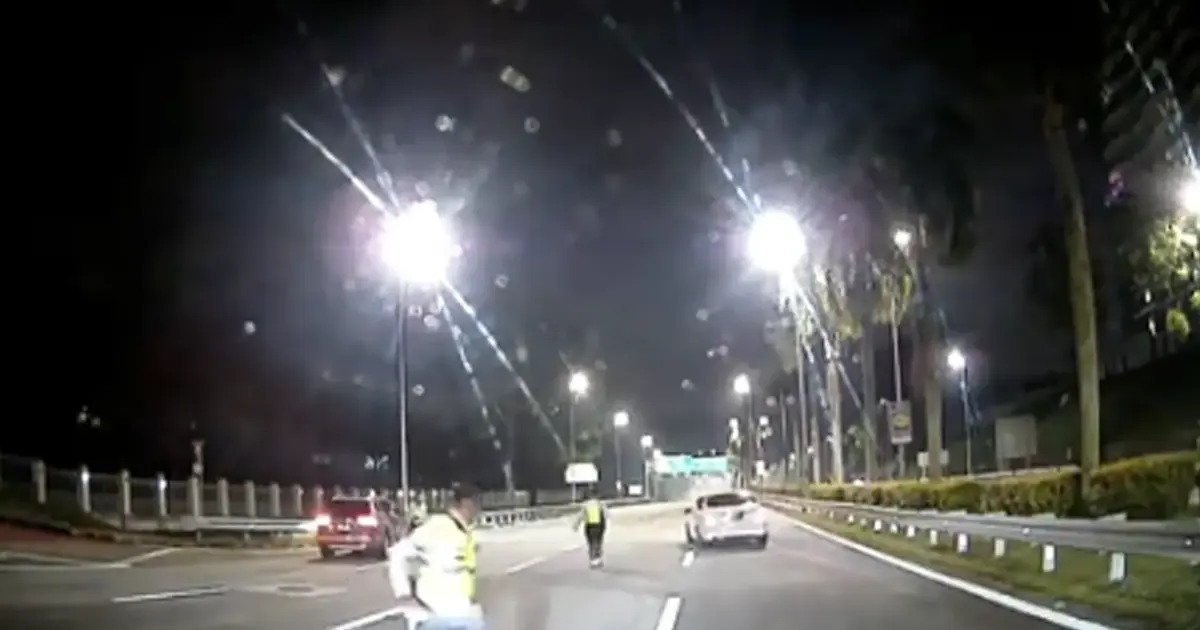 Young Driver Detained After Forcing Through Police Checkpoint