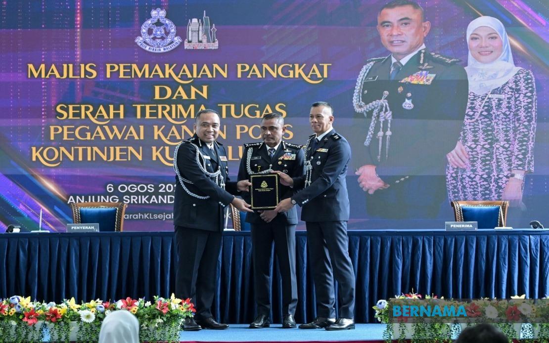 Kuala Lumpur Police Announces Leadership Reshuffle Across Six Senior Positions