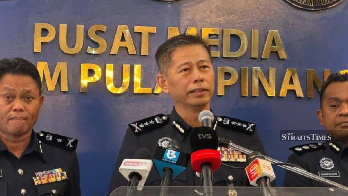 Penang Police Dismantle Liquid Methamphetamine Network, Seize RM450,000 in Drugs