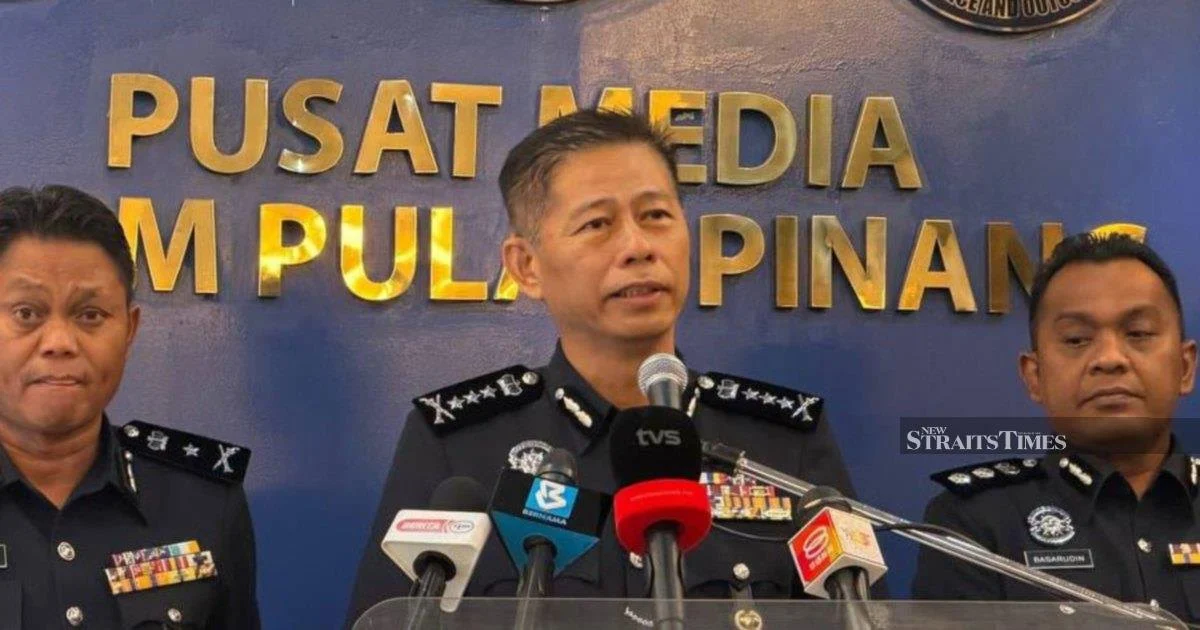 Penang Police Dismantle Liquid Methamphetamine Network, Seize RM450,000 in Drugs