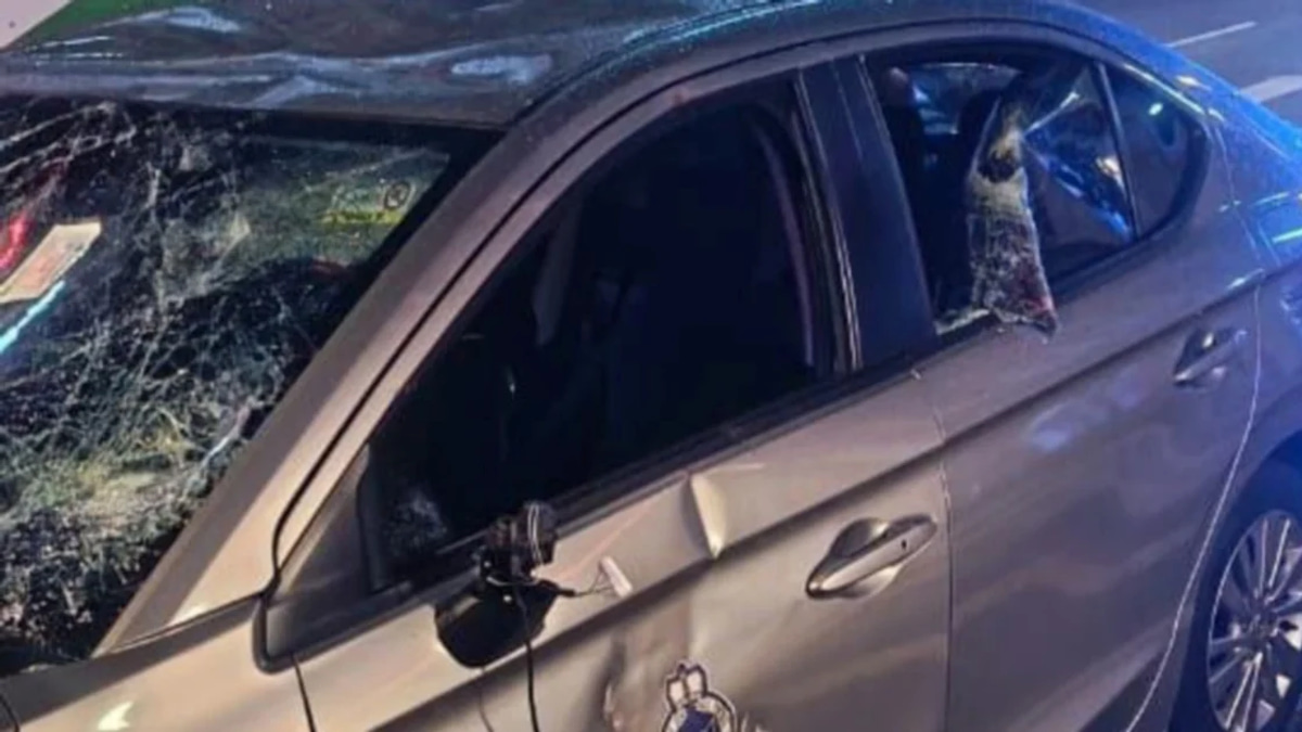 Foreign Homeless Man Arrested After Smashing Police Vehicle in Downtown KL