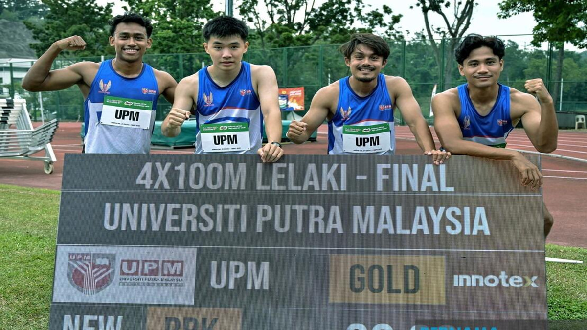 Aliff Iman Leads UPM to Historic 4x100m Relay Victory, Shatters SUKIPT Record