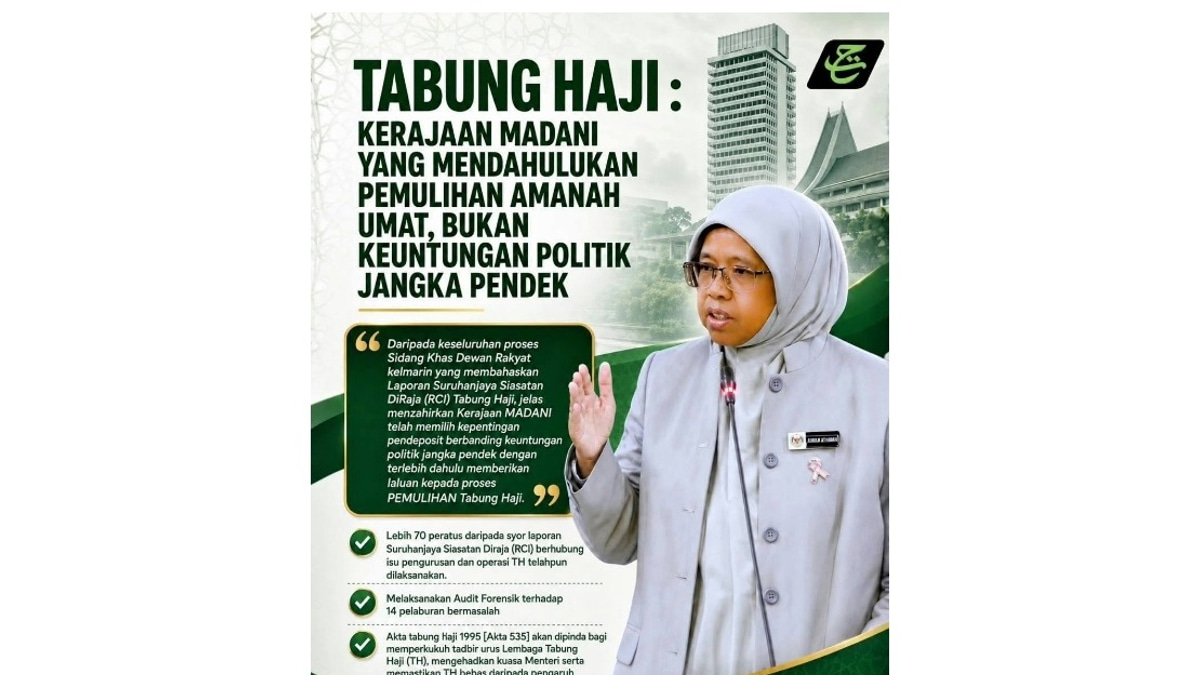 Government Puts Depositor Protection First in Tabung Haji RCI Disclosure Strategy