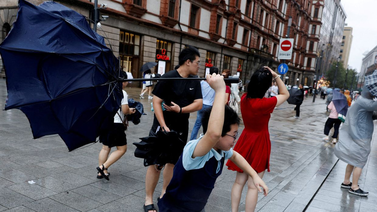Typhoon Dolphin Batters Eastern China With Record Disruptions and Extreme Heat Ripple Effects
