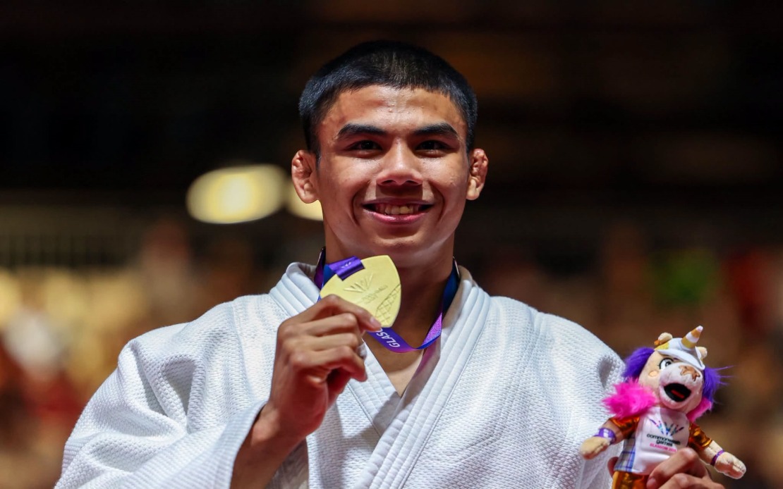 PM Anwar Congratulates Amir Daniel on Malaysia's Historic Commonwealth Games Judo Gold
