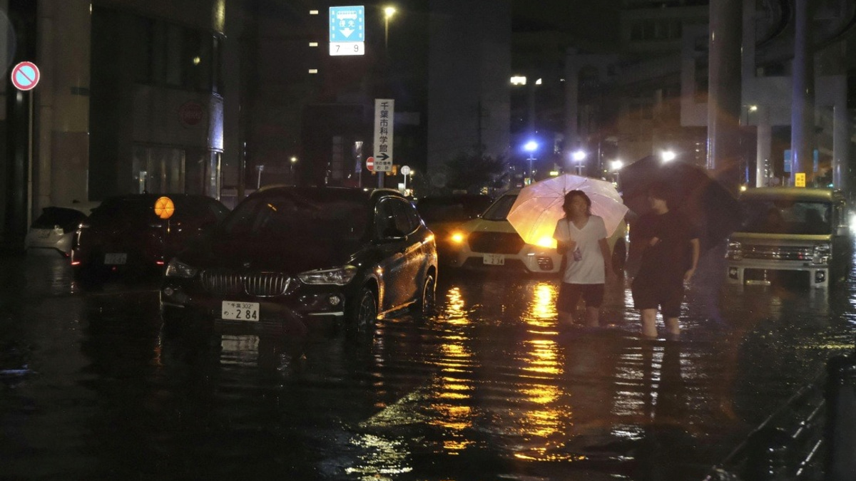 Four Dead as Unprecedented Rainfall Swamps Japan's Chiba Prefecture Near Tokyo