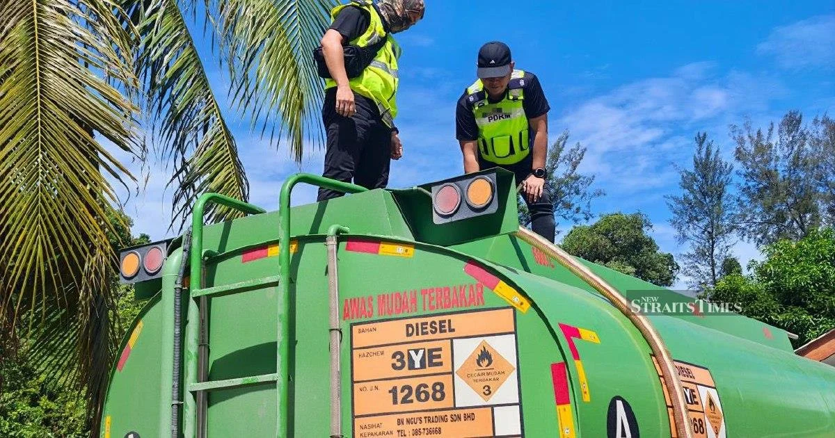 Illegal diesel depot hidden in residential bungalow raided in Miri; 15,000 litres confiscated