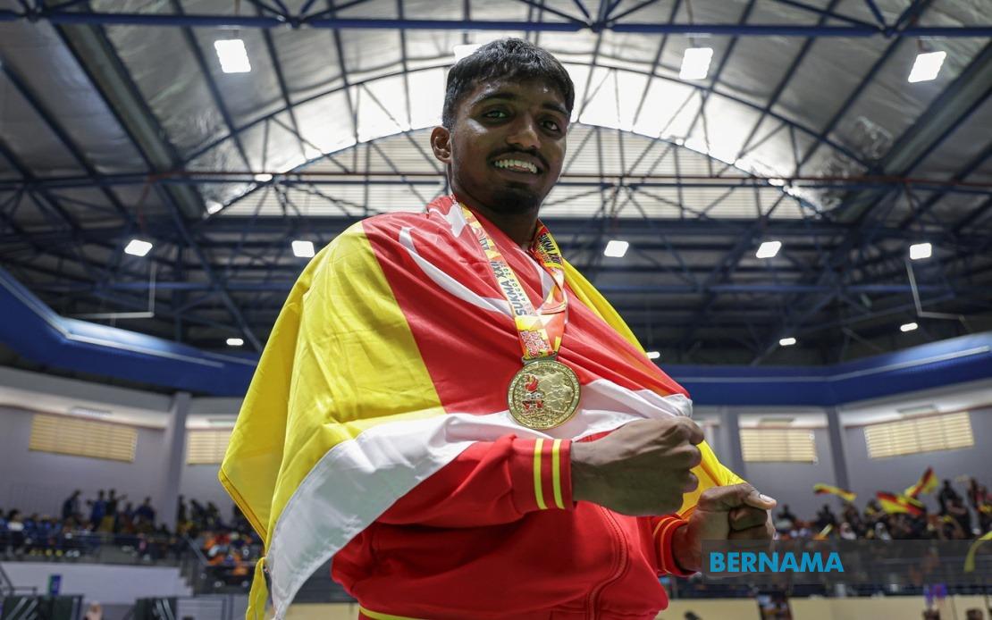 From Workshop to Podium: How Mahendran Defied Odds to Win Silambam's Historic Triple Gold