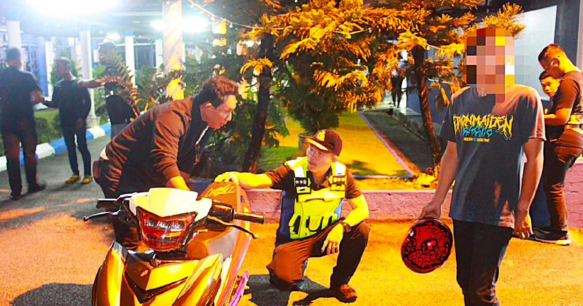 Seven Motorcycles Impounded as Klang Police Crack Down on Illegal Street Racing