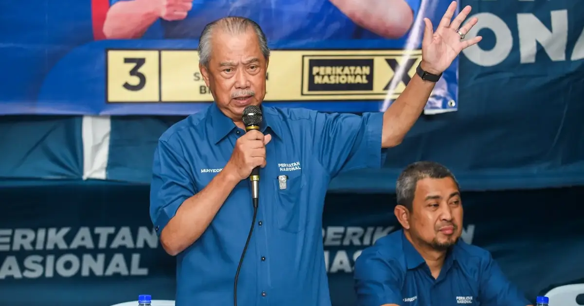 Muhyiddin Links Najib's Release to Johor Election Calculus