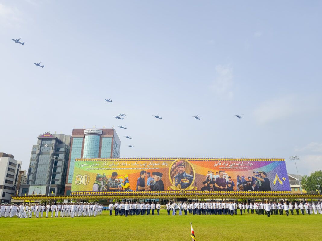 Brunei's Grand Tribute: Final Rehearsals Underway for Sultan Hassanal Bolkiah's 80th Birthday Celebration