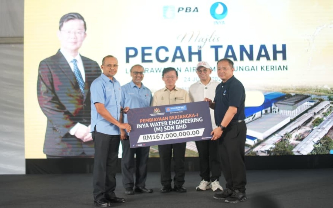 Bank Rakyat Funds RM167 Million Penang Water Plant as State Adopts Build-Operate-Transfer Model