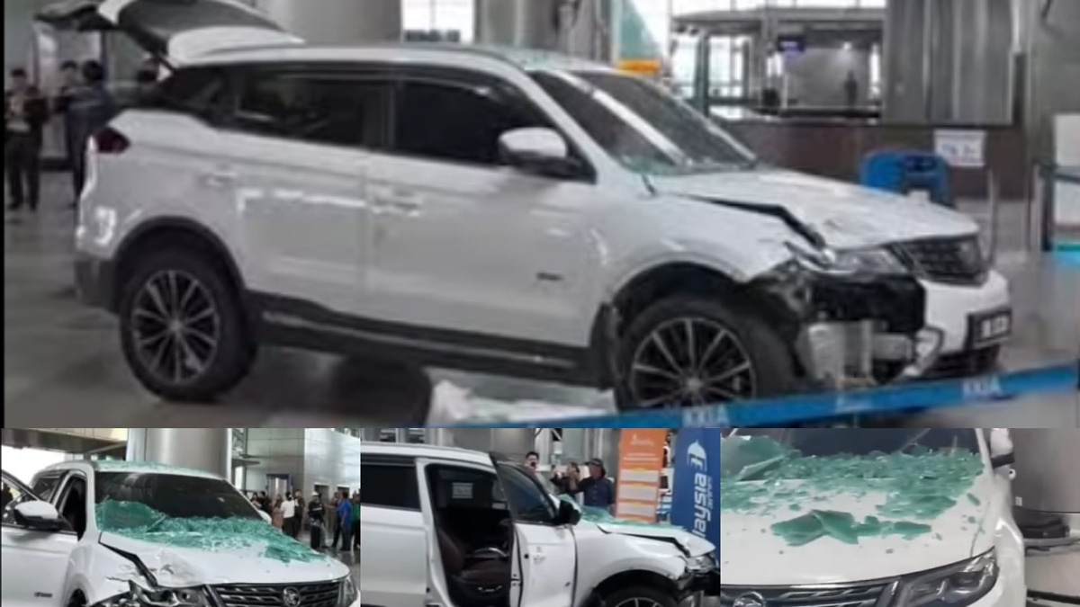 Driver's Parking Gear Lapse Sends SUV Crashing Through KKIA Departure Hall