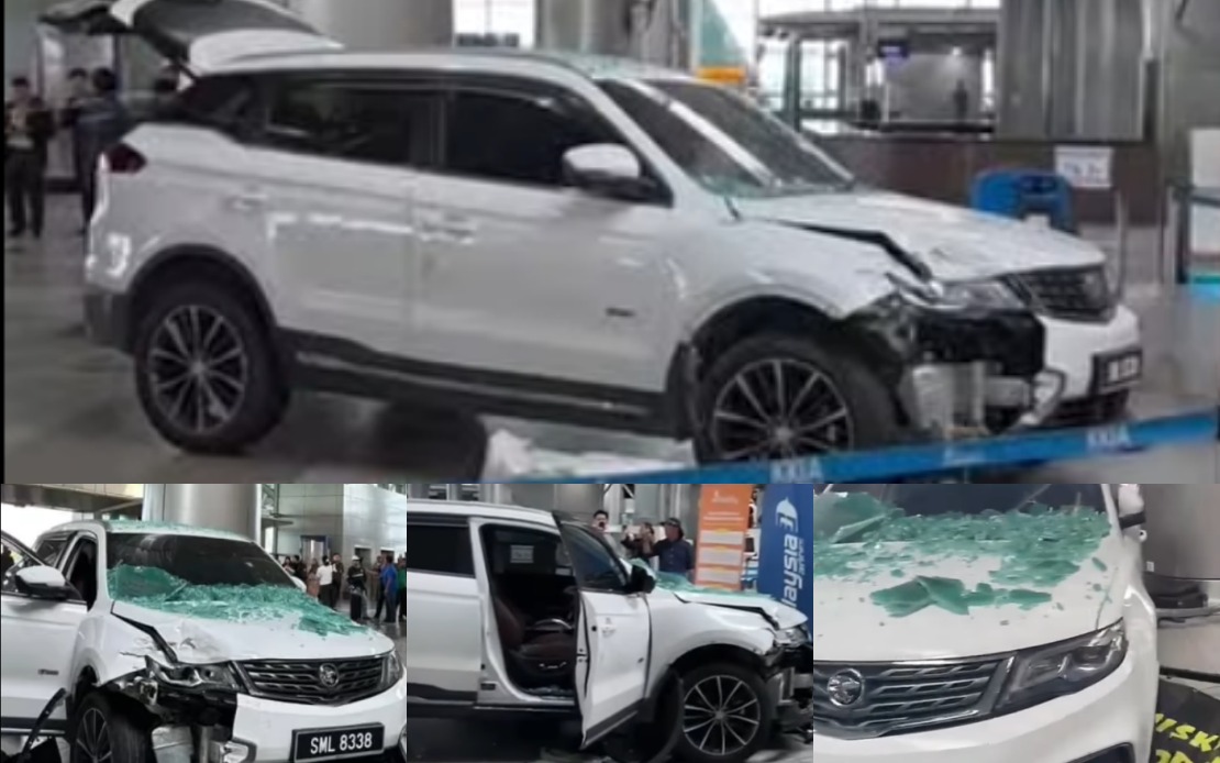 Driver's Parking Gear Lapse Sends SUV Crashing Through KKIA Departure Hall
