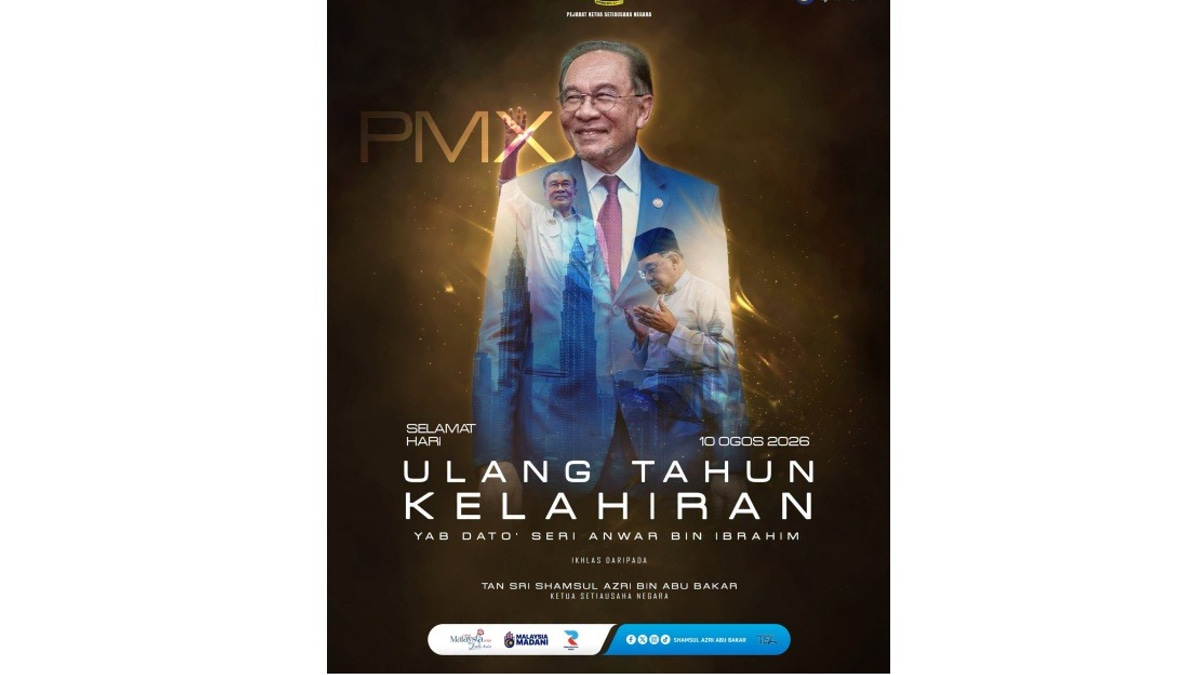 Chief Secretary Extends Birthday Wishes to PM Anwar on 79th Birthday