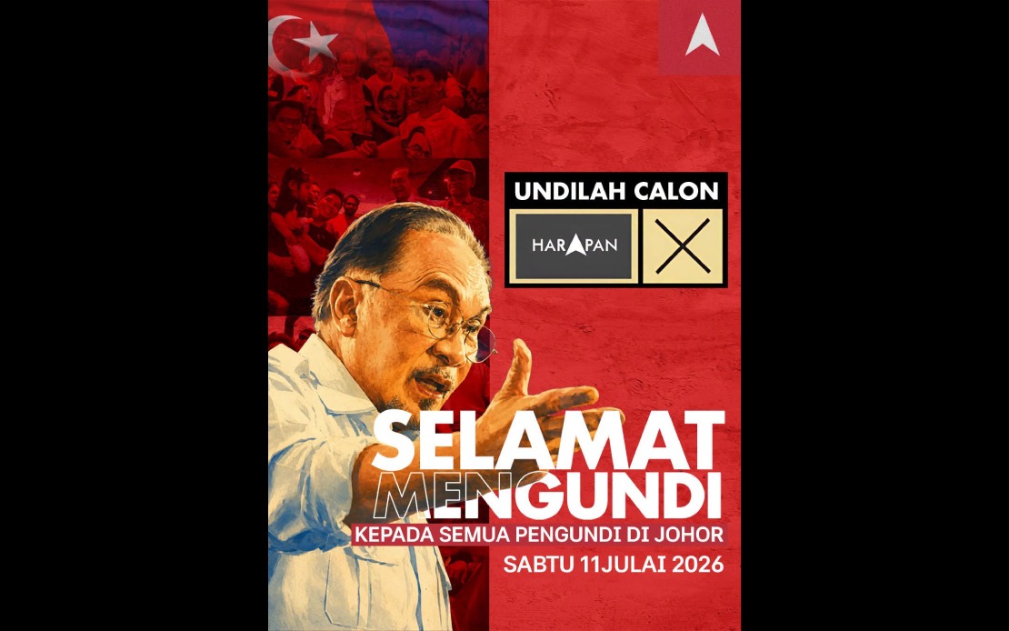 Anwar Calls On Johoreans To Vote For 'Trustworthy Leadership' In State Election