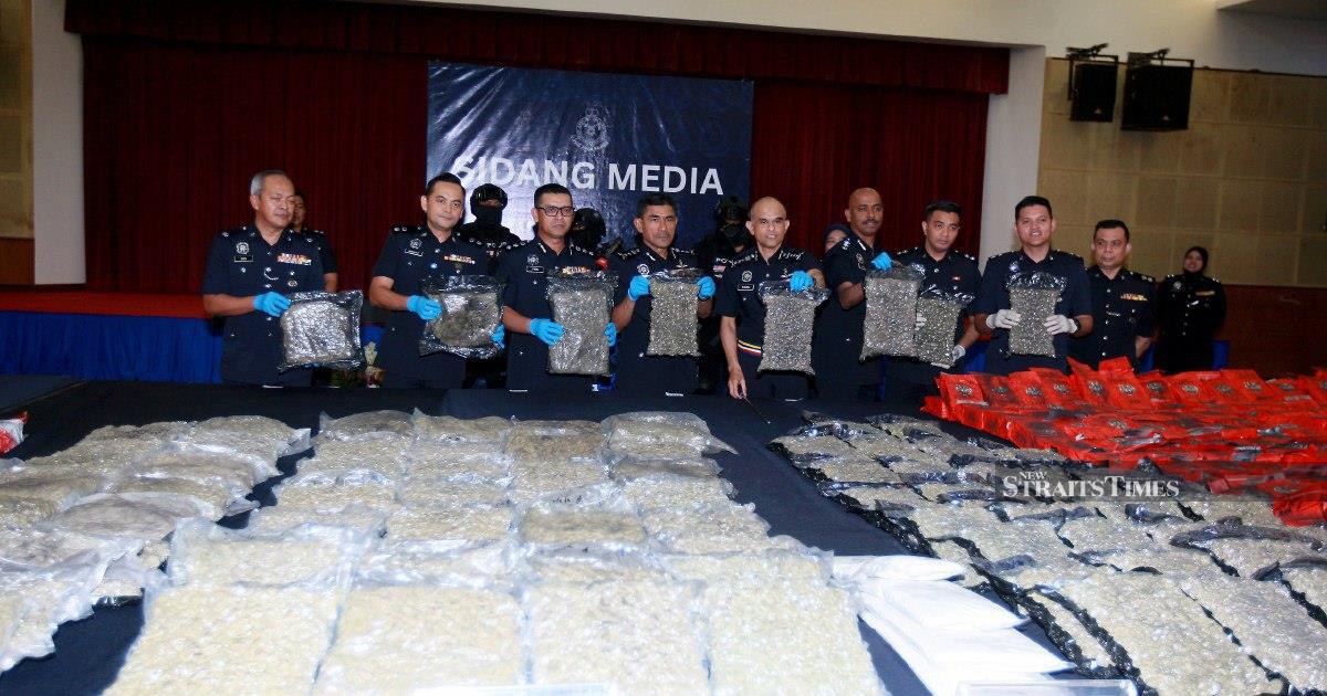 Six Drug Networks Dismantled as Police Seize 600kg of Narcotics in Selangor Crackdown