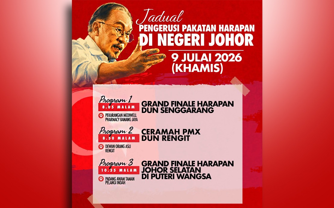 Anwar Steps Up Johor Campaign Push as Polling Day Approaches