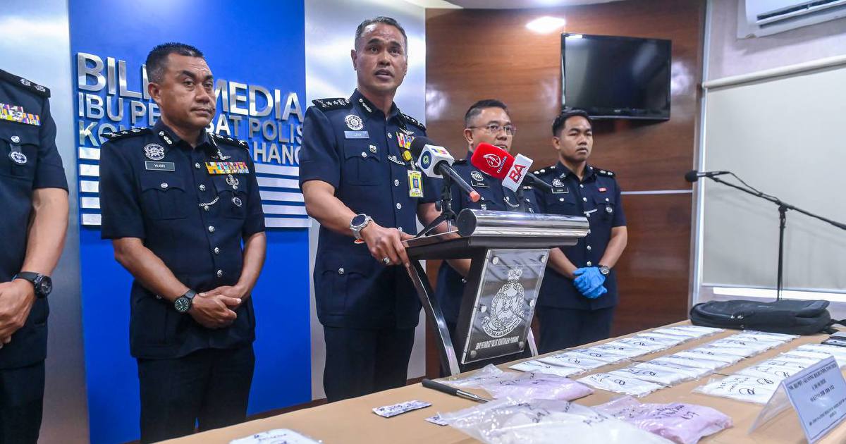 Thai Woman and Local Partner Held in Major Bentong Drug Operation Worth RM728,000