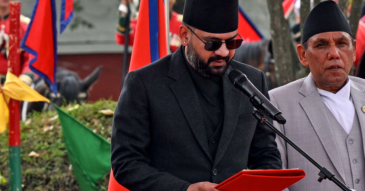 Nepal's PM permitted to wear sunglasses in parliament for medical purposes