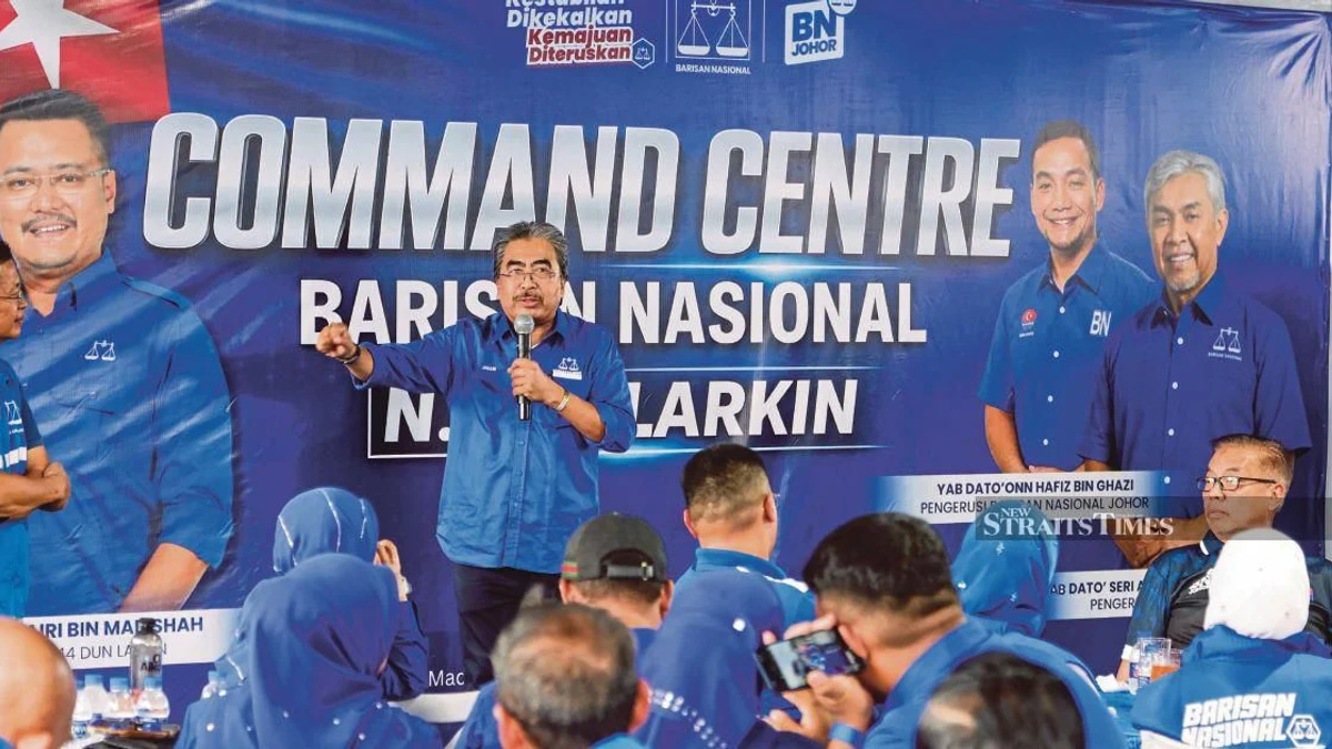 BN Must Stay Unified and Voter-Focused in Johor State Election, Warns Johari