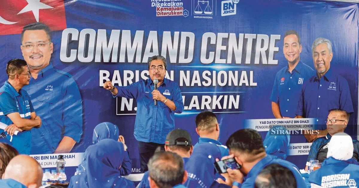 BN Must Stay Unified and Voter-Focused in Johor State Election, Warns Johari