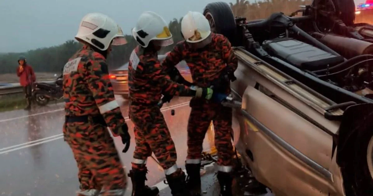 Four Dead in Two Separate Pahang Crashes Within an Hour