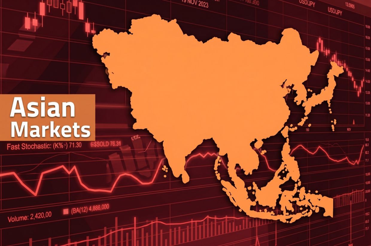 Asian Stocks Weaken as Middle East Tensions and Fed Hawkishness Rattle Markets
