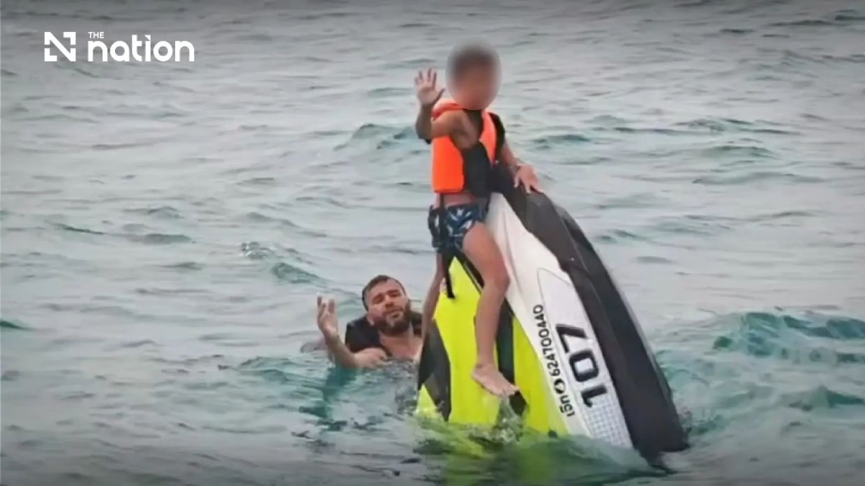 French family of three rescued after 16-hour ordeal adrift off Koh Samui