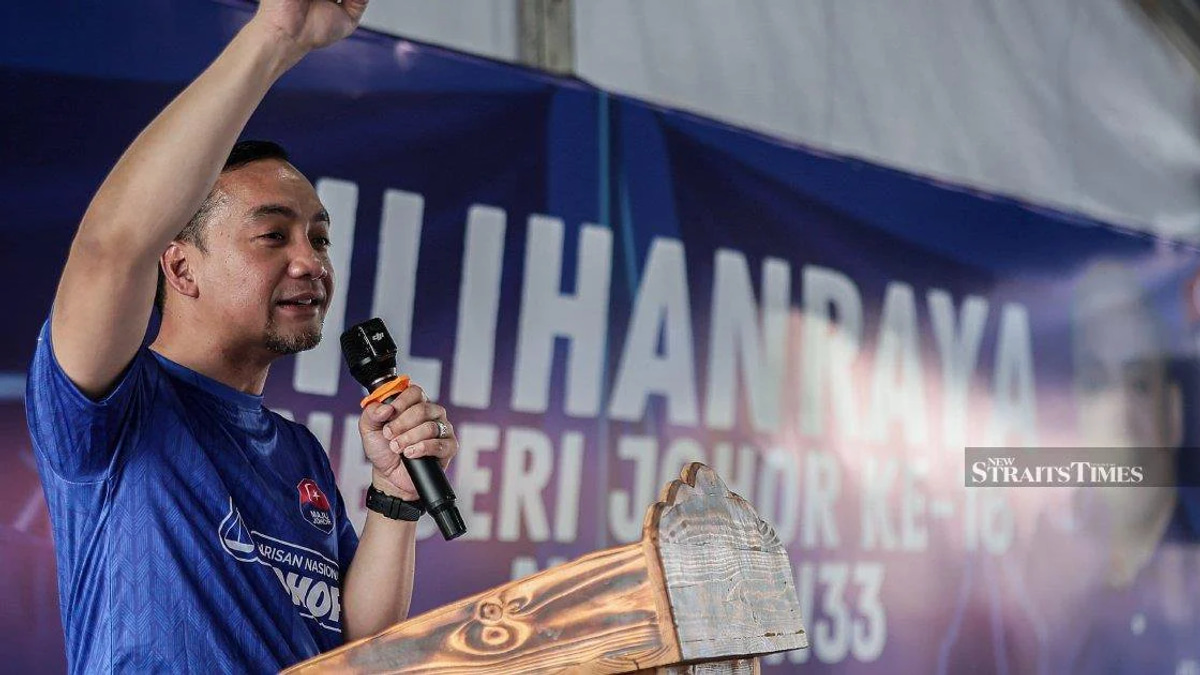 Johor Election: BN Stands Firm Against Party-Hopping Claims in Endau Seat