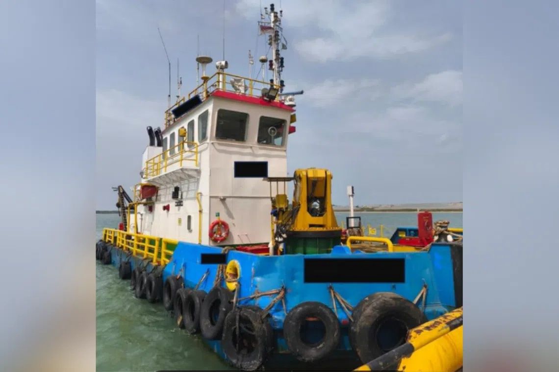 Eight tugboat crew members arrested for stealing marine gas oil off Singapore's Tuas