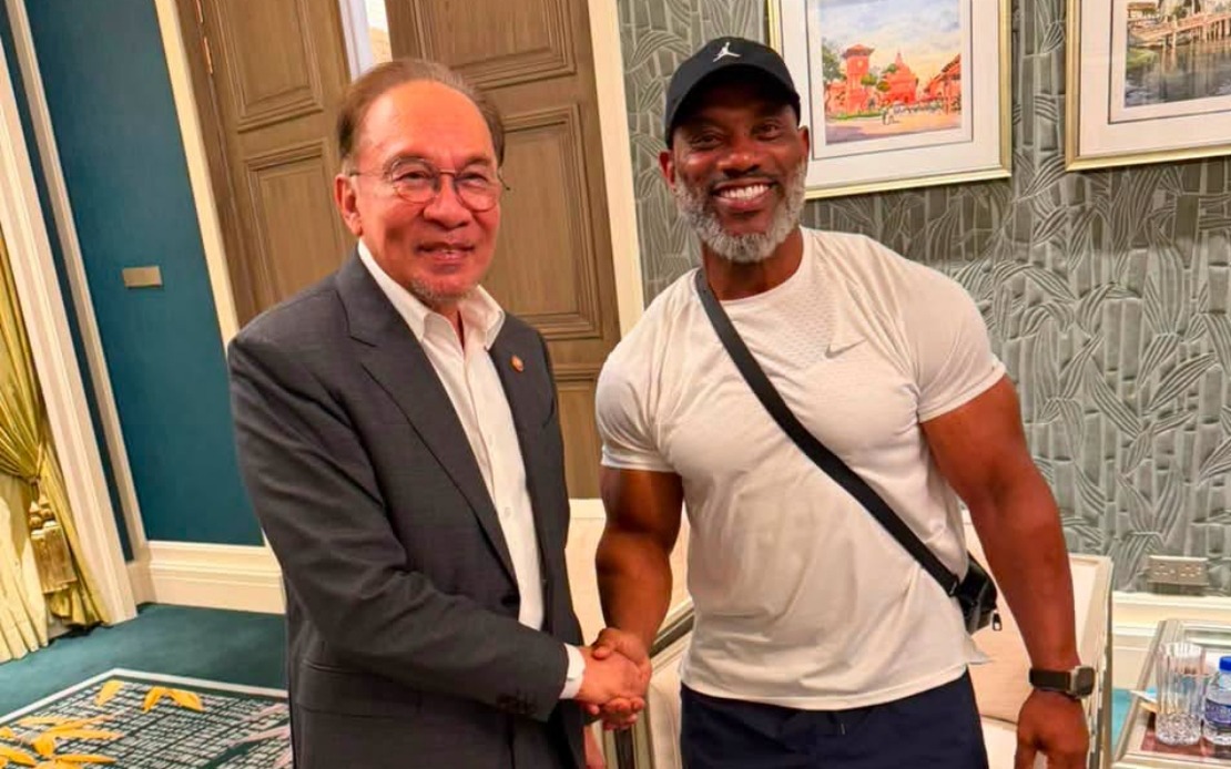 PM Anwar Ibrahim Meets Bodybuilding Icon Dexter Jackson