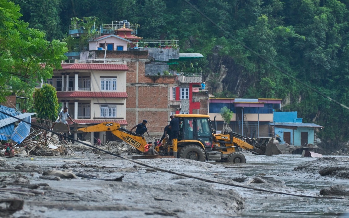 Hundreds dead and missing as catastrophic floods devastate Nepal-China border region