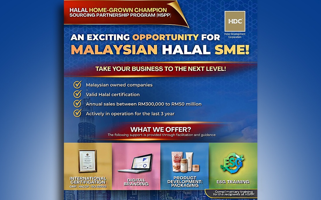Malaysia's Halal Sector Poised for Growth as Home Grown Champion Programme Delivers RM187.91 Million in Sales Potential
