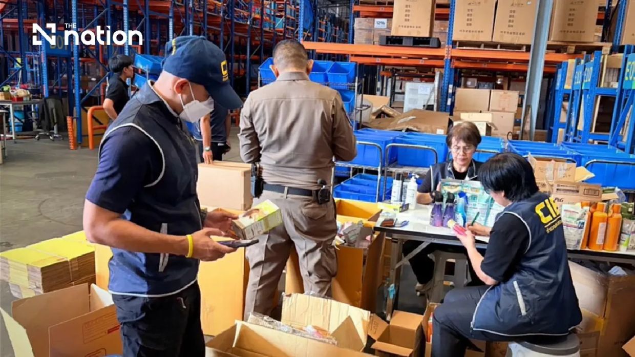 Thai police bust warehouse supplying 83,483 illegal Japanese products to online sellers