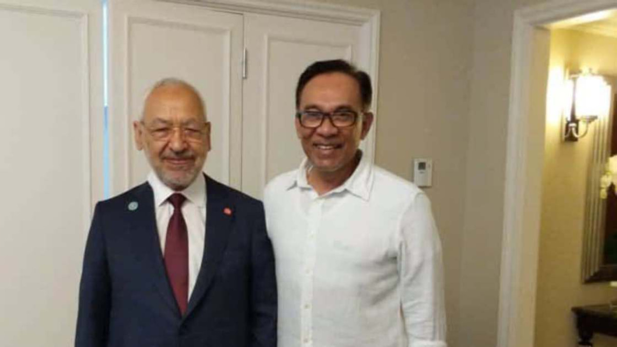 Anwar Ibrahim urges Tunisia to free Ghannouchi in humanitarian plea