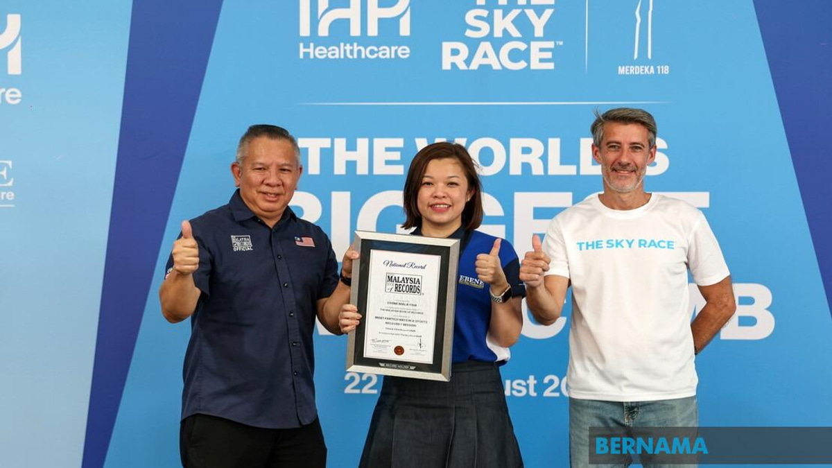 EBENE Sets Malaysia Record for Sports Recovery Awareness at Sky Race 2026