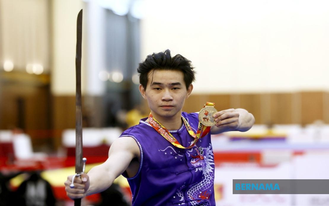 Din Jun Crowns Final SUKMA Bid With Wushu Gold Despite Pre-Games Injury