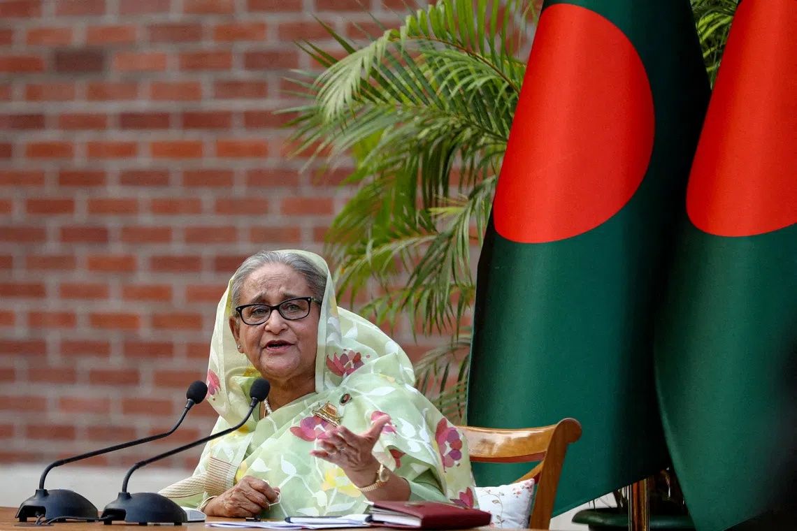 Bangladesh Seeks India's Clarification on Exiled Hasina's Planned New Delhi Speech