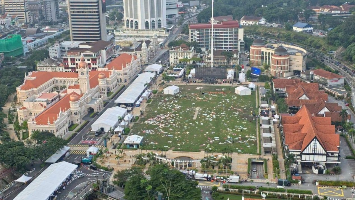 Hannah Yeoh Commends DBKL's Dataran Merdeka Cleanup, Calls for Shared Civic Responsibility