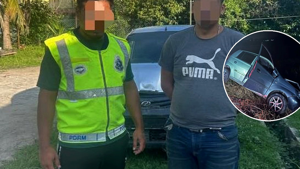 Tumpat man detained after high-speed chase and vehicle ramming incident