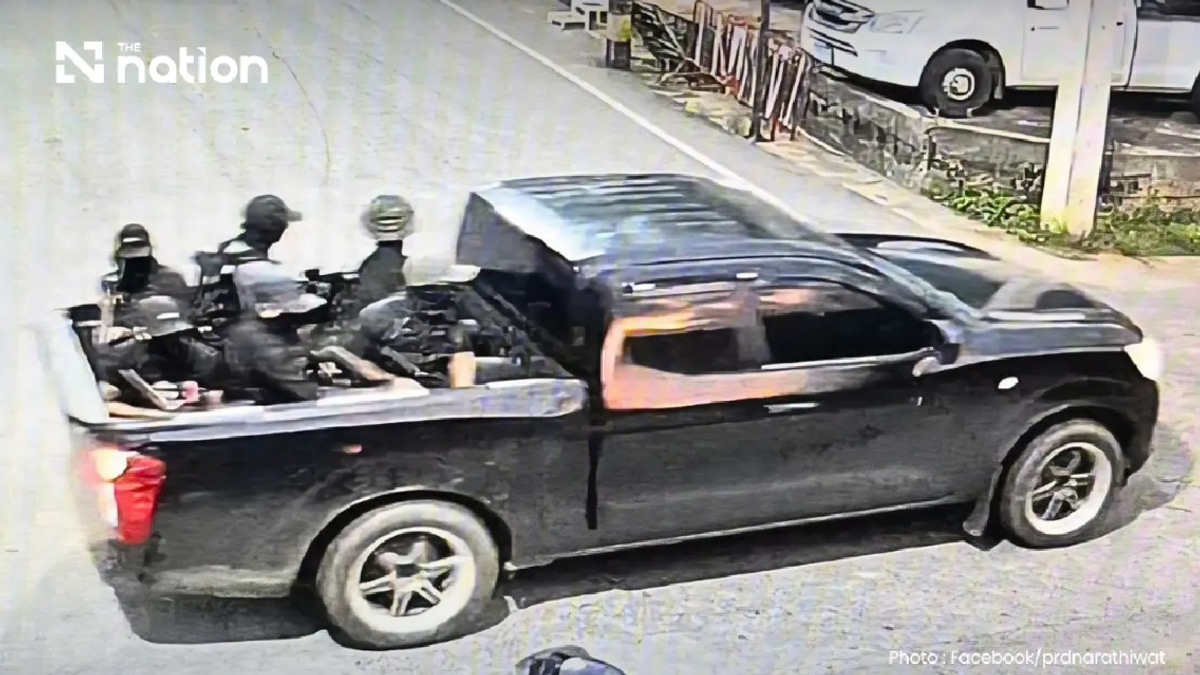 CCTV Evidence Reveals Nine-Member Attack Team Behind Narathiwat Checkpoint Raid